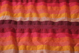 Colorful moroccan handwoven fabric 5.6 FT X 9.4 FT