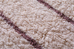 Handmade Stripe Moroccan Rug - Custom Moroccan Berber carpet shag
