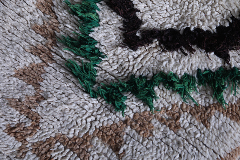 Moroccan Runner Rug 2.1 x 5.5 FT - Handwoven Chevron Design - moroccan rug