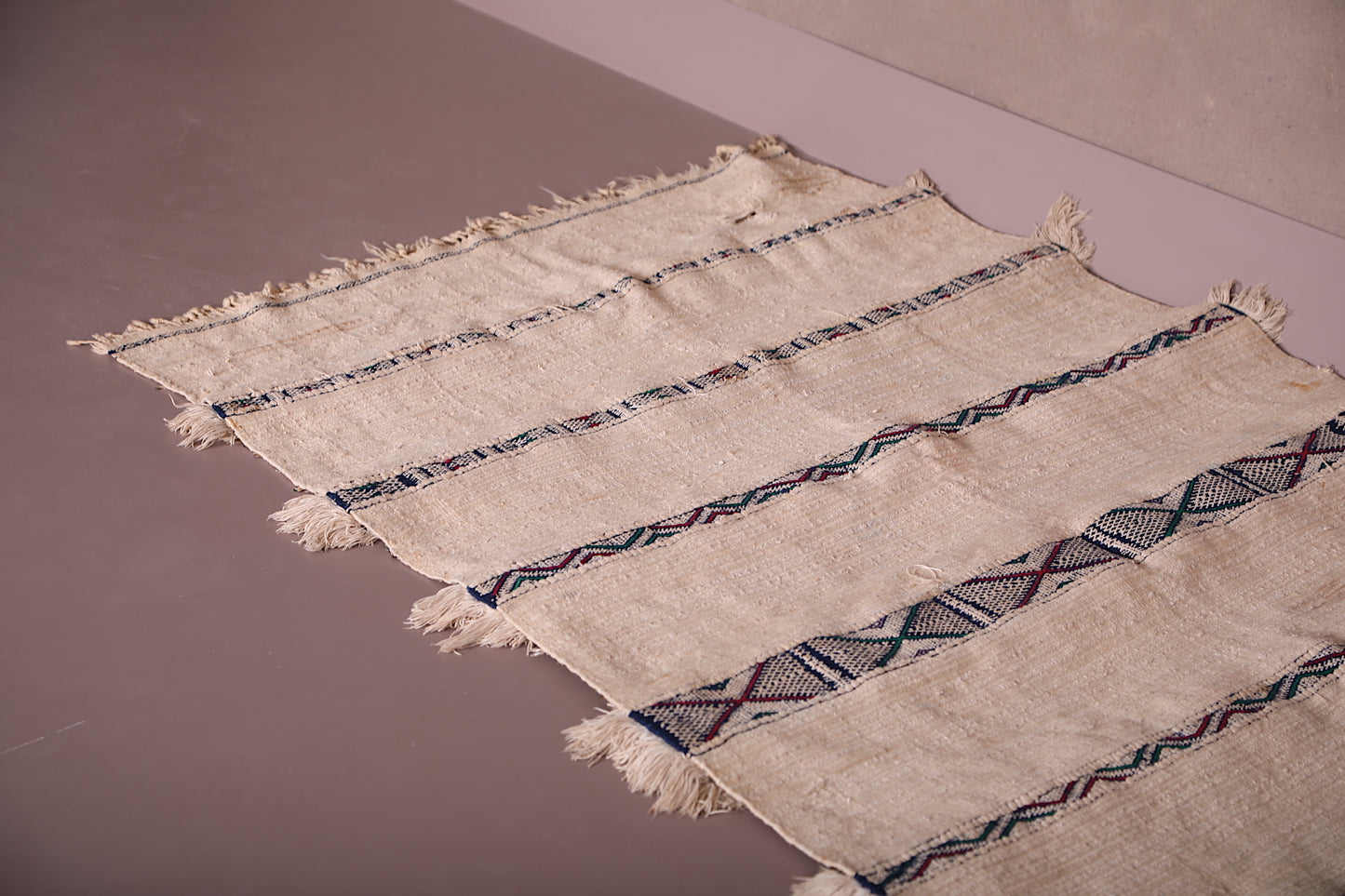 Berber Wedding Blanket tribal rug 3.6 FT X 5.9 FT