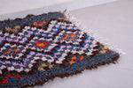 Vintage handmade moroccan runner rug  2.7 FT X 5.4 FT