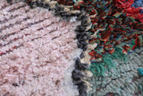 Colorful Long Moroccan rug runner 2.7 X 7 Feet