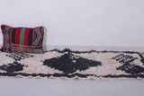 Vintage handmade moroccan berber runner rug  2.5 FT X 5.9 FT
