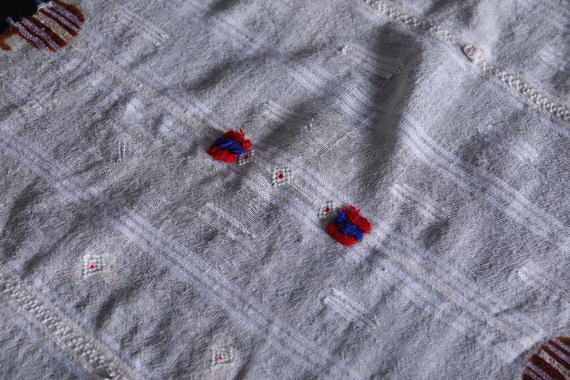 Moroccan Handwoven Berber Kilim - Artisan Craft 1.9x3 FT - Handwoven Kilim