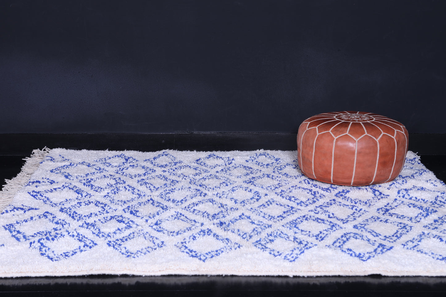 Contemporary Blue  rug - Moroccan rug - Wool rug