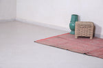 Vintage berber rug 4 ft x 6.9 ft