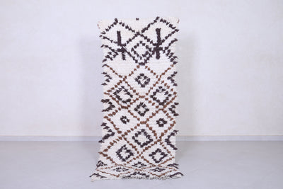 Moroccan Handmade Rug – Diamond Berber Design 2.6 x 6.7 ft - Runner moroccan rugs