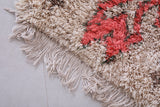 Vintage handmade moroccan berber runner rug 2.1 FT X 6.5 FT