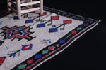 Colorful Moroccan rug 3.3 X 5.3 Feet