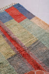 Vintage handmade moroccan berber contemporary rug 4.5 FT X 7.7 FT