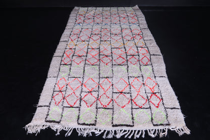 Runner Azilal Berber rug 4x9 Feet