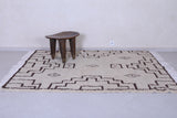 Handmade berber rug 5.5 X 7.7 Feet