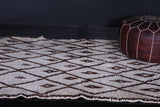 vintage beni ourain rug 3.7 X 6 Feet