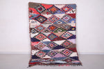 Colorful handmade moroccan berber rug 5.1 X 7.1 Feet
