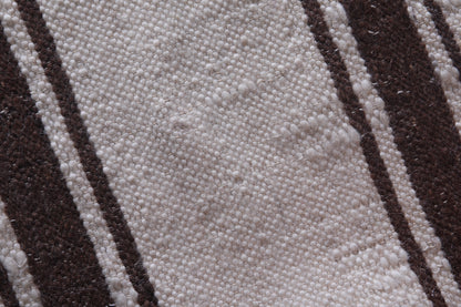 Vintage moroccan handwoven kilim rug 6.6 FT X 7.2 FT