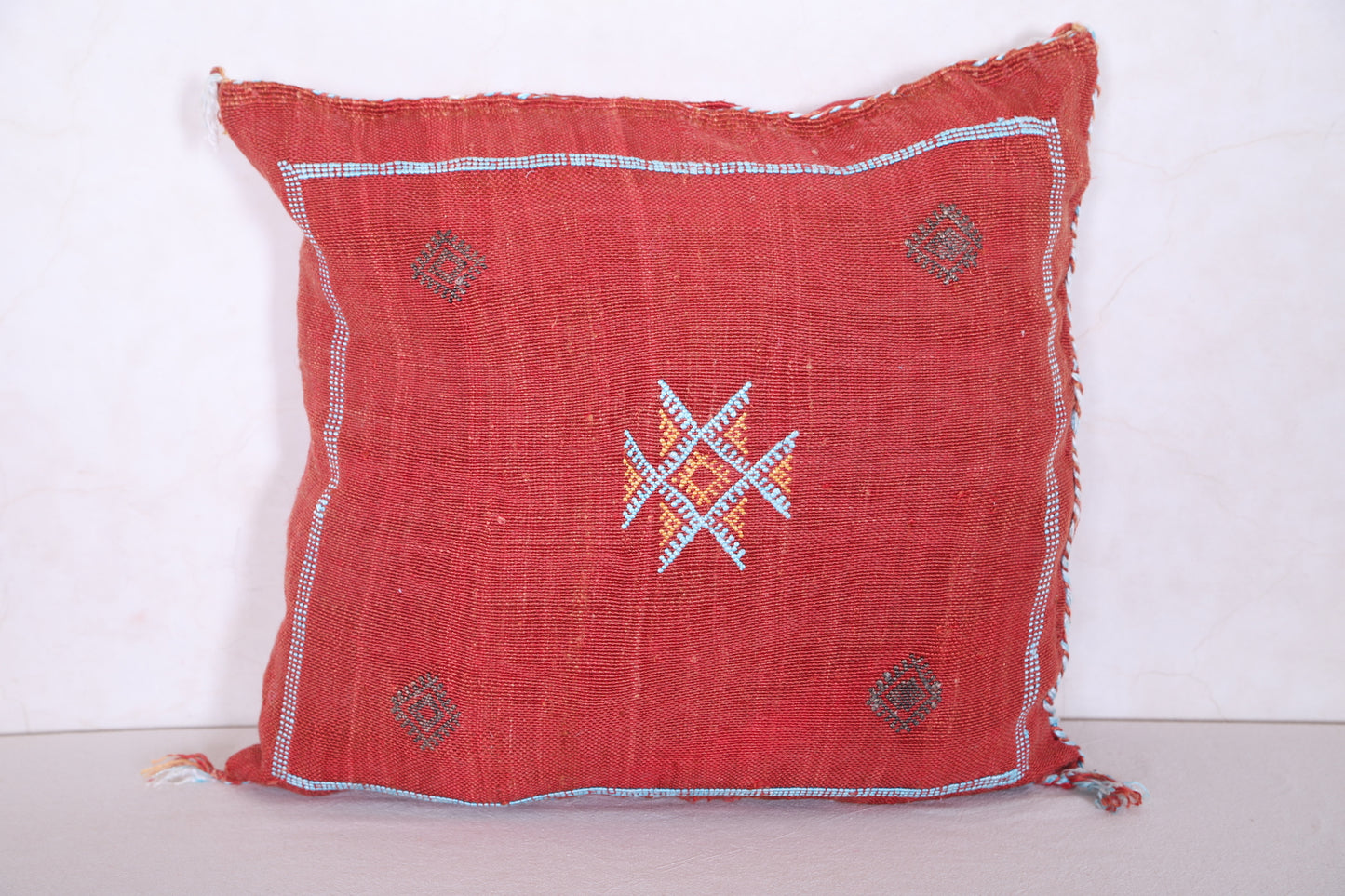 Moroccan handmade kilim pillow 17.3 INCHES X 19.6 INCHES