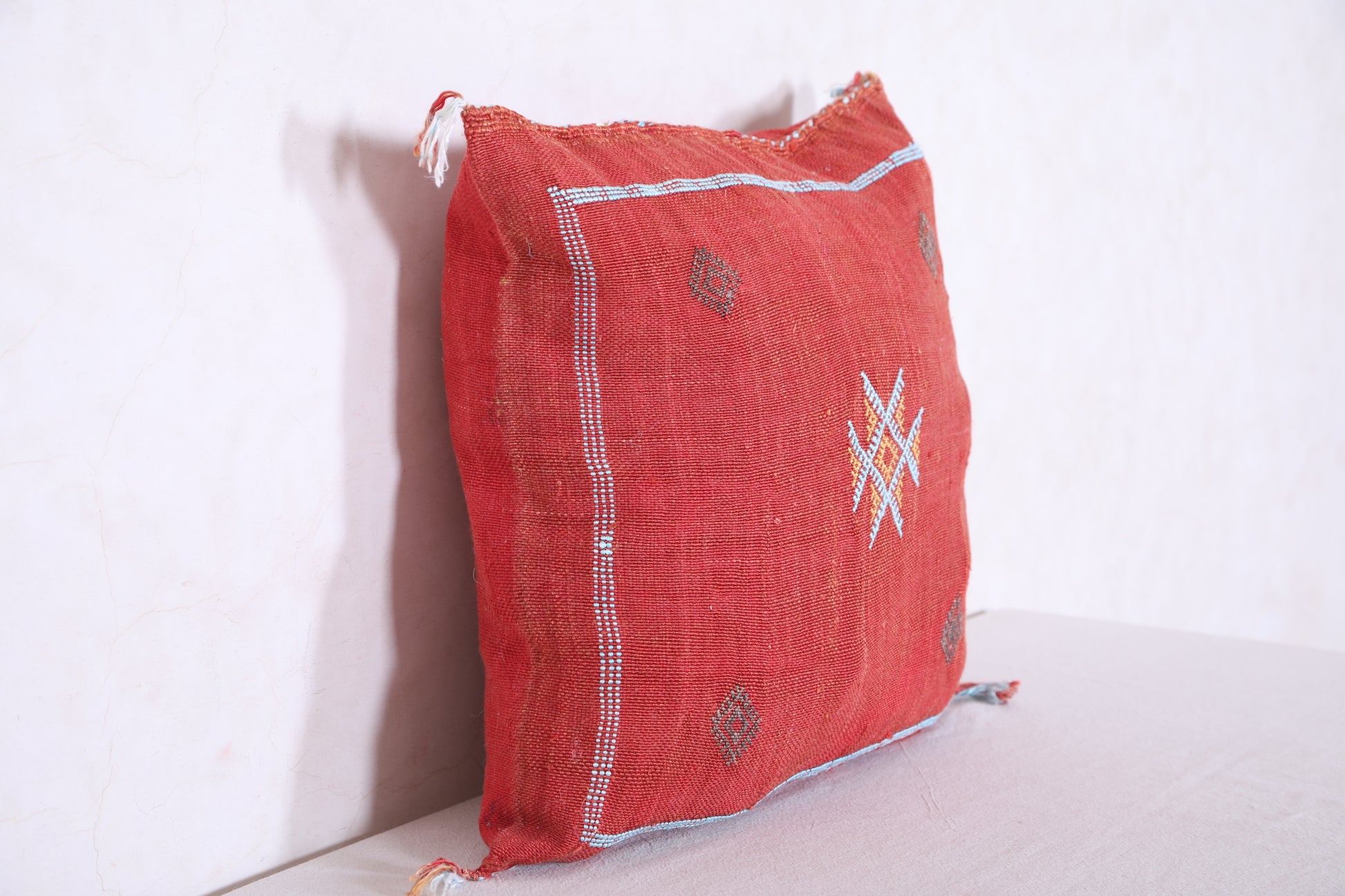 Moroccan handmade kilim pillow 17.3 INCHES X 19.6 INCHES