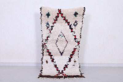 Vintage Handmade Runner Rug – Moroccan Boho Style 3 x 4.9 FT - Runner moroccan rugs