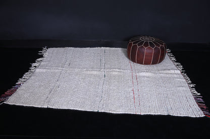 Handmade berber rug 5.4 X 6.3 Feet
