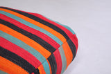 Two Colorful Moroccan Floor Cushions for Seating