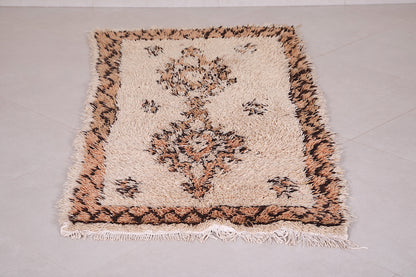 Handmade beni ourain carpet 2.9 X 5.6 Feet