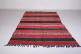 Old Moroccan kilim 5.5 FT X 10.5 FT