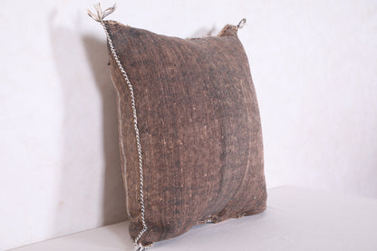 Brown Kilim Pillow 18.5 INCHES X 20 INCHES