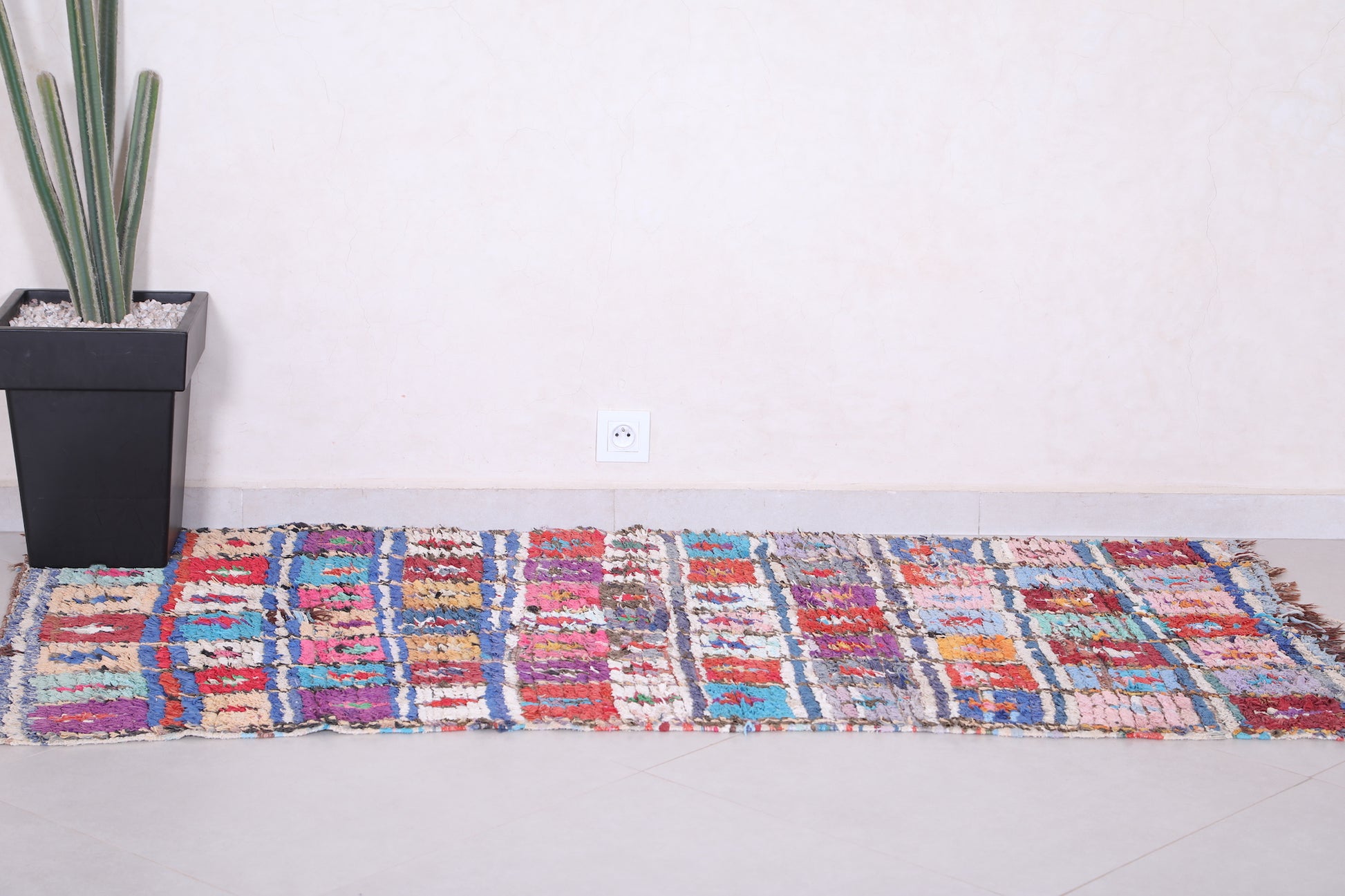 Beautiful colorful Berber rug runner 3 X 6 Feet