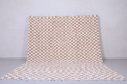 Checkered Moroccan rug - Custom Beni ourain rug