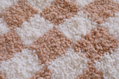 Checkered Moroccan rug - Custom Beni ourain rug