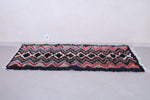 Vintage handmade moroccan berber runner rug  2.6 FT X 6.2 FT