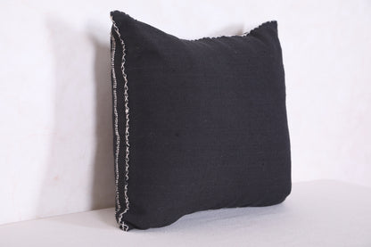 Black Kilim Pillow 14.5 INCHES X 17.3 INCHES