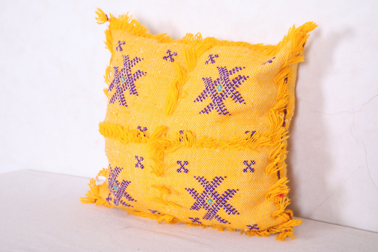 Moroccan handmade kilim pillow 13.3 INCHES X 14.1 INCHES