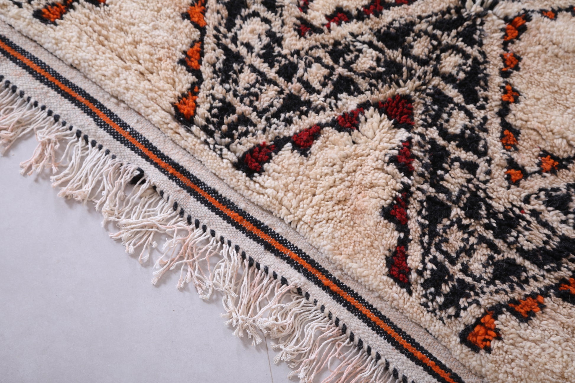 Custom berber azilal rug - Handmade moroccan rug wool