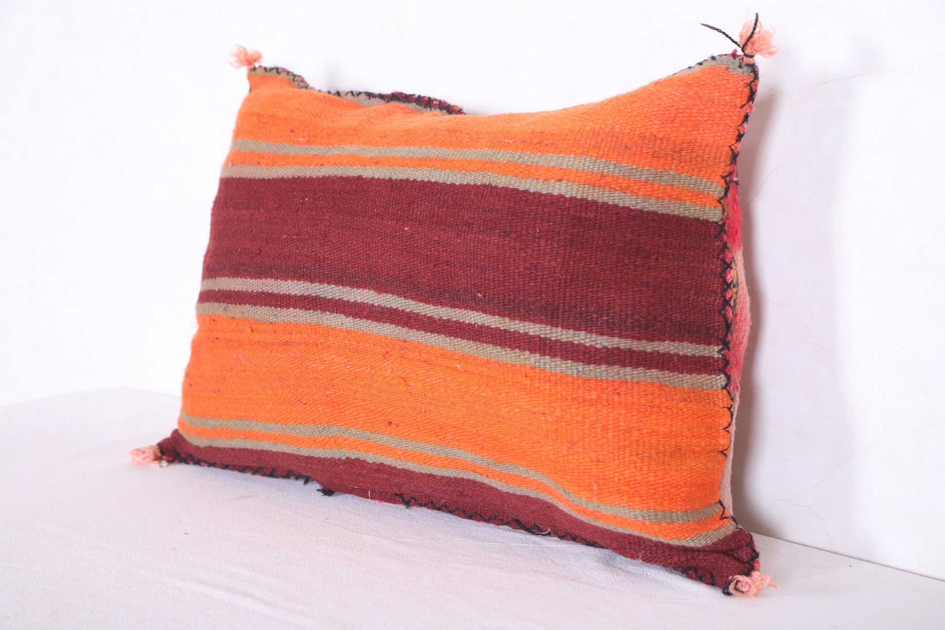 Moroccan handmade kilim pillow 16.9 INCHES X 22.8 INCHES