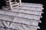 Moroccan wedding blanket rug 3.4 FT X 5 FT
