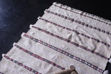 Moroccan wedding blanket rug 3.4 FT X 5 FT