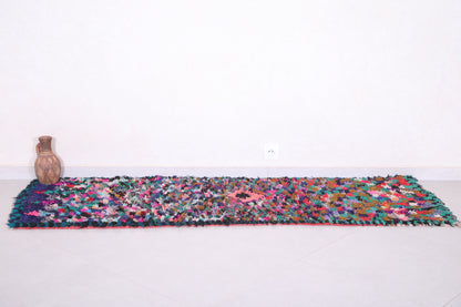 Colorful long Moroccan rug 2.2 X 7 Feet