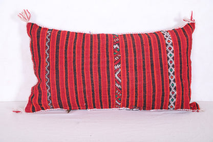 Moroccan handmade kilim pillow 12.5 INCHES X 22.4 INCHES