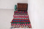 Colorful Moroccan runner rug 2.9 x 8 Feet