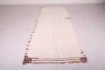Long flat woven Moroccan runner rug 3.8 X 11.5 Feet