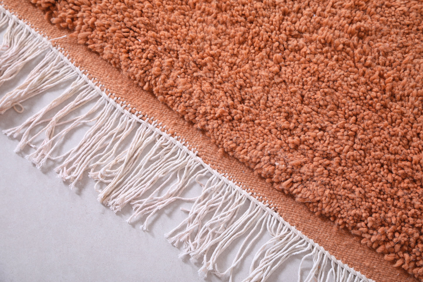 Custom Moroccan rug - beni ourain peach carpet