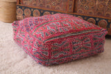 Ottoman moroccan berber sitting rug pouf