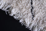Moroccan handmade beni ourain runner rug 3.1 X 8 Feet