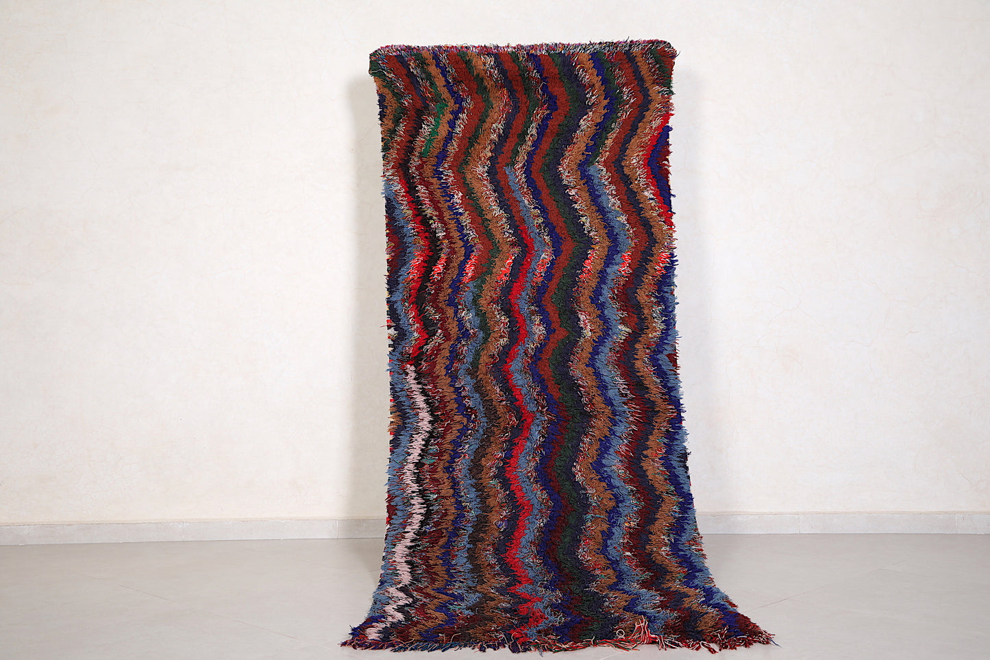 Runner rug handmade 3.1 X 8.3 Feet
