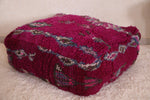 Moroccan Ottoman Decorative old rug Pouf
