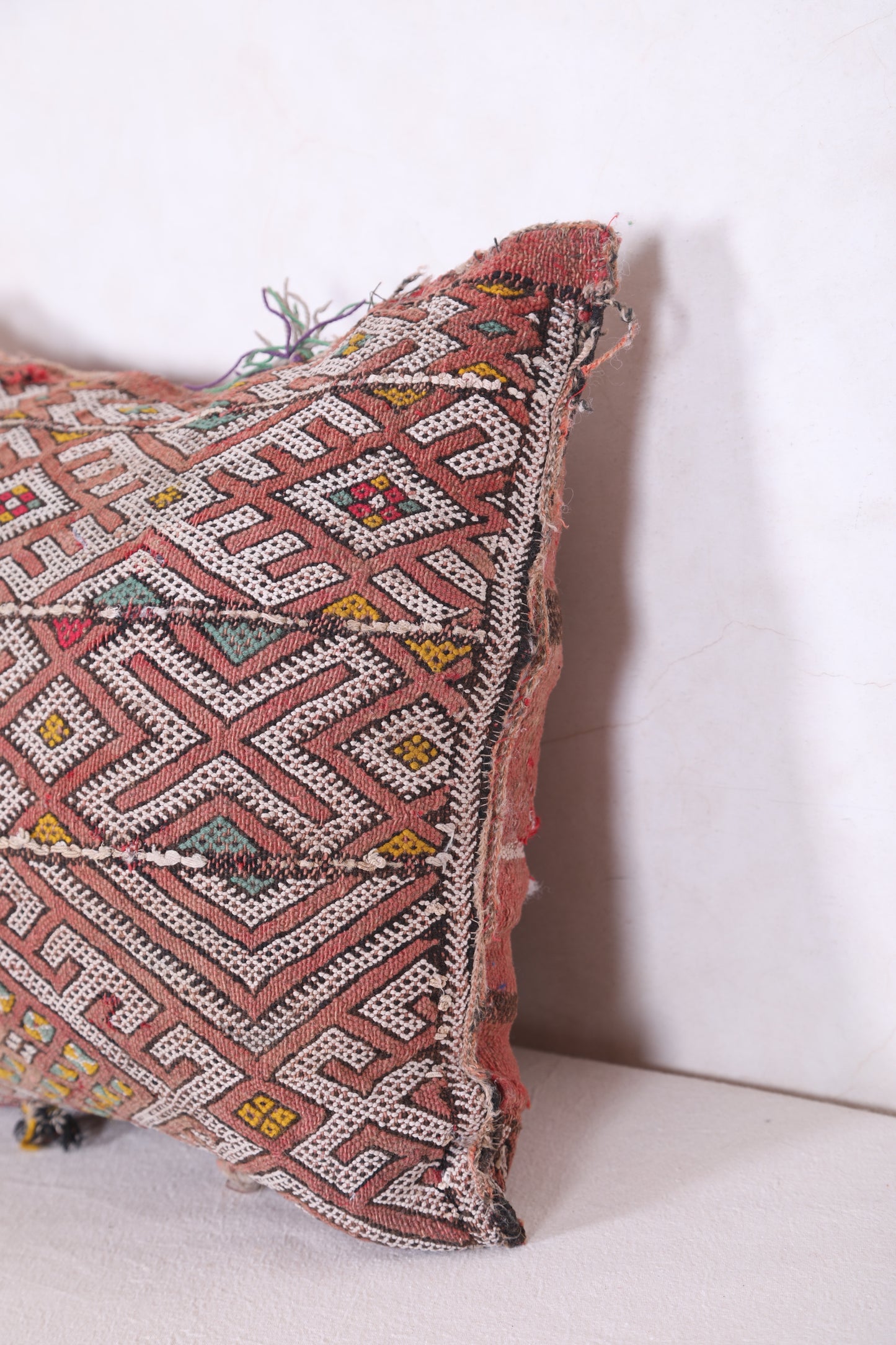 Vintage kilim pillow 14.5 INCHES X 17.3 INCHES