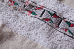 Tribal berber blanket rug 3.7 FT x 6.5 ft