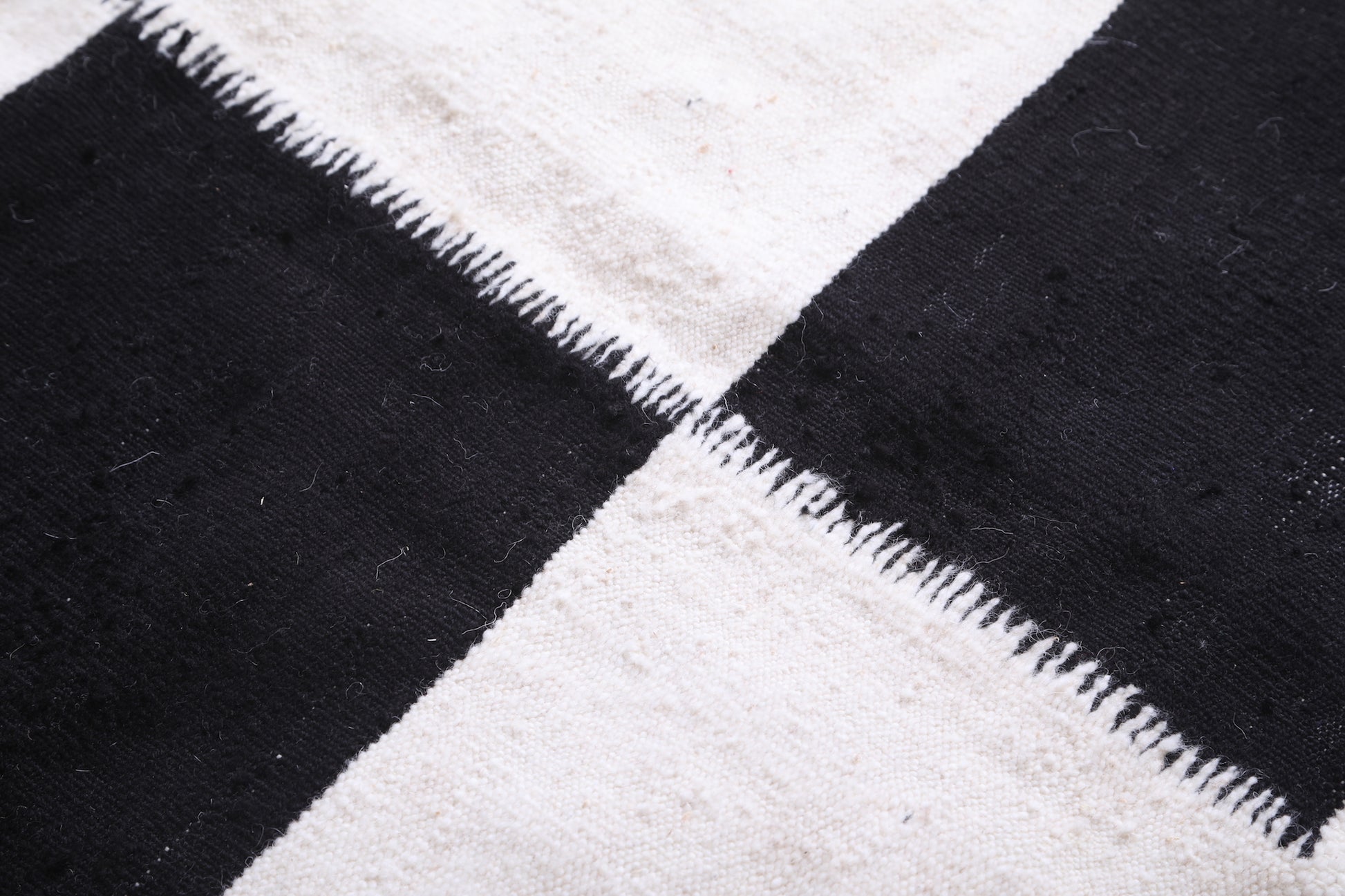 Custom Flat woven rug - Checkered moroccan rug