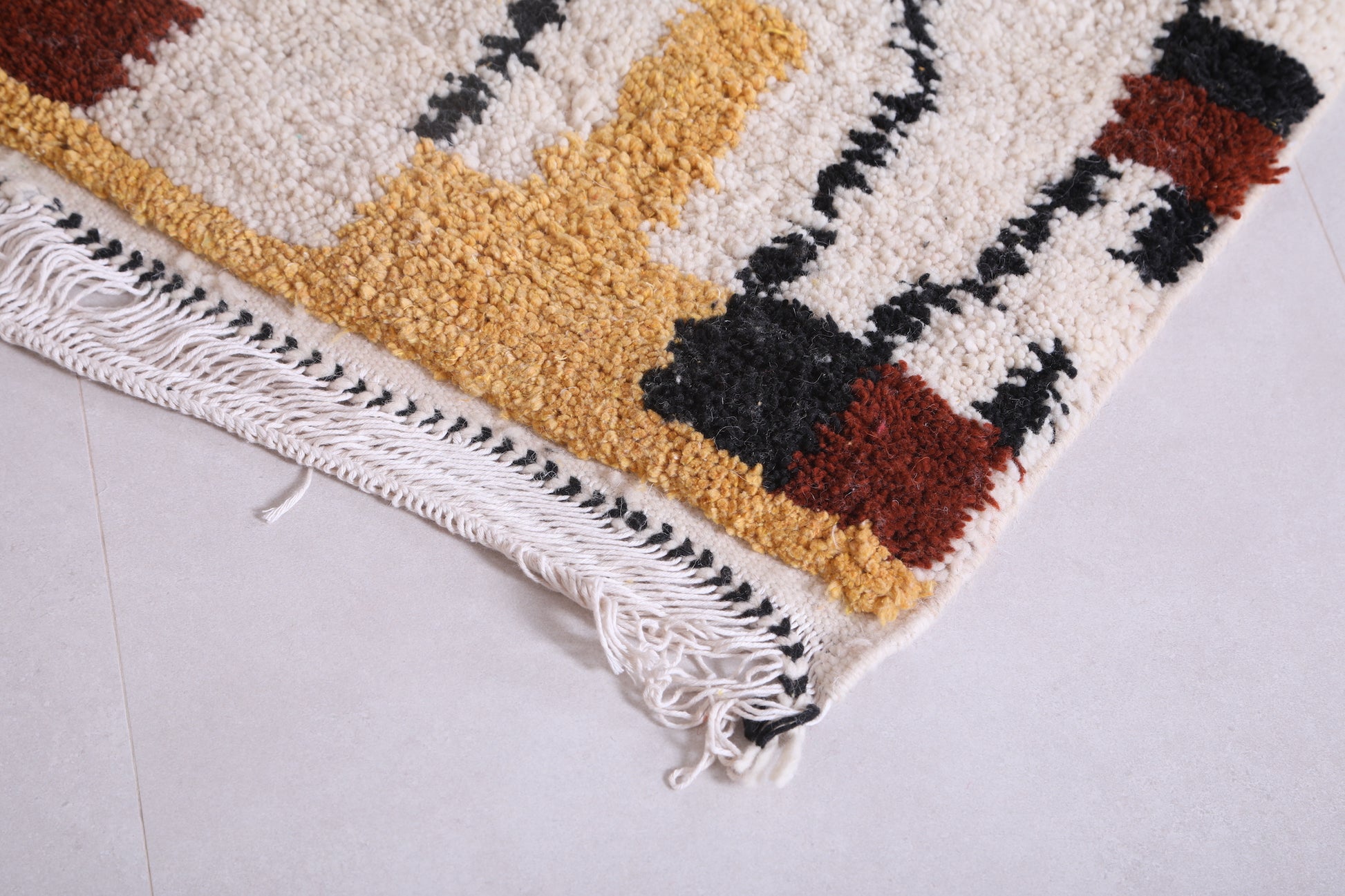 Handmade Moroccan rug - Custom Wool azilal rug